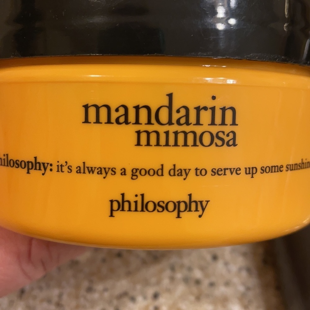 New Philosophy Mandarin Mimosa 8 oz body soufflé - Picture 3 of 3